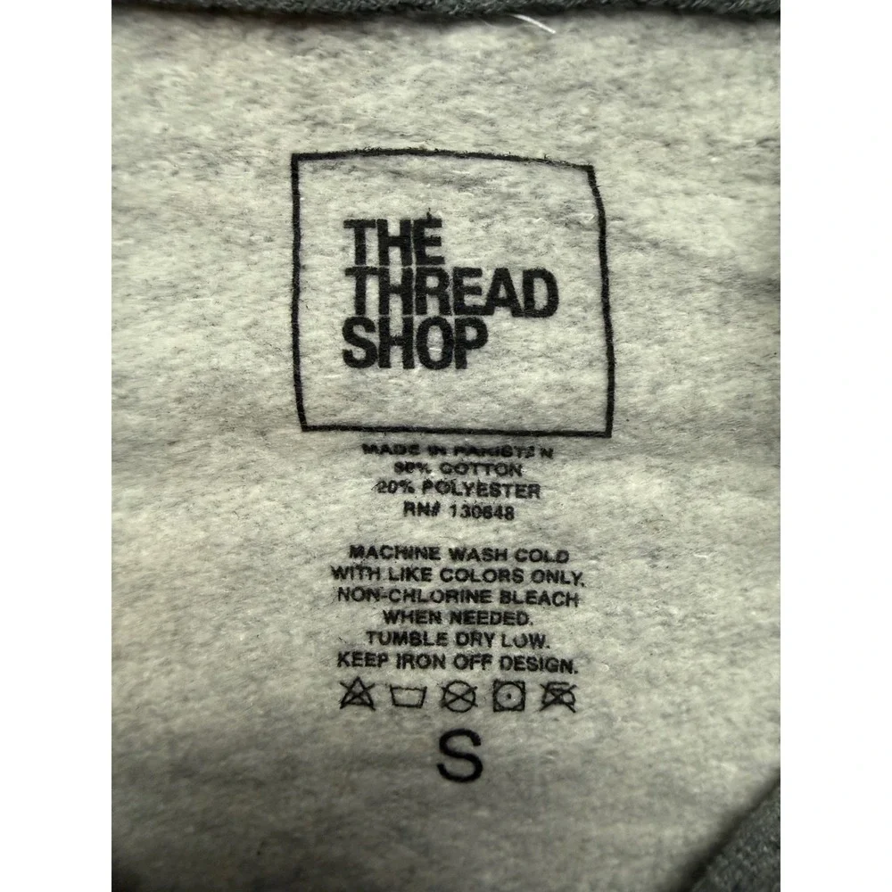 Ringo Starr Tour 2022 Zip Up‎ Hoodie Gray Neon Graphic Concert Merch Mens Small